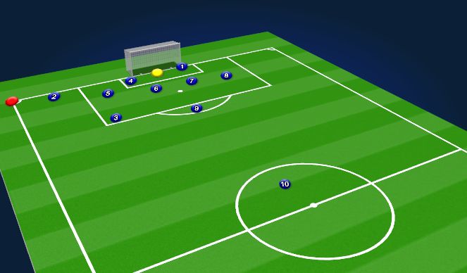 Football/Soccer Session Plan Drill (Colour): Screen 2