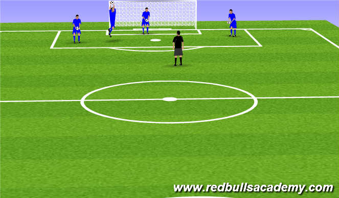 Football/Soccer Session Plan Drill (Colour): Warm Up