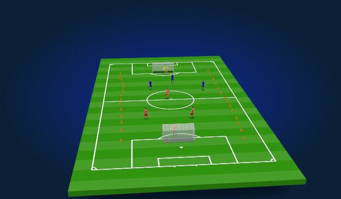 Football/Soccer Session Plan Drill (Colour): Screen 1