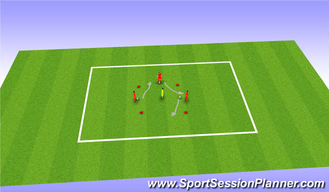 Football/Soccer Session Plan Drill (Colour): Screen 1