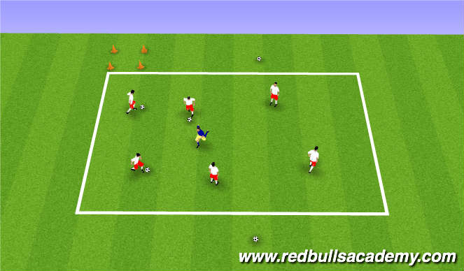 Football/Soccer Session Plan Drill (Colour): Main Theme