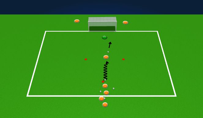 Football/Soccer Session Plan Drill (Colour): Lightning