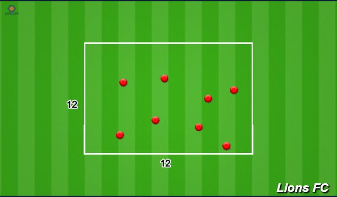 Football/Soccer Session Plan Drill (Colour): ball mastery