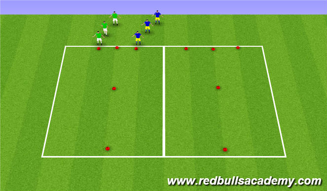 Football/Soccer Session Plan Drill (Colour): SAQ