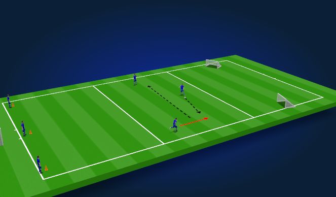 Fútbol Ejercicio del Plan de Sesiones (Color): Screen 2