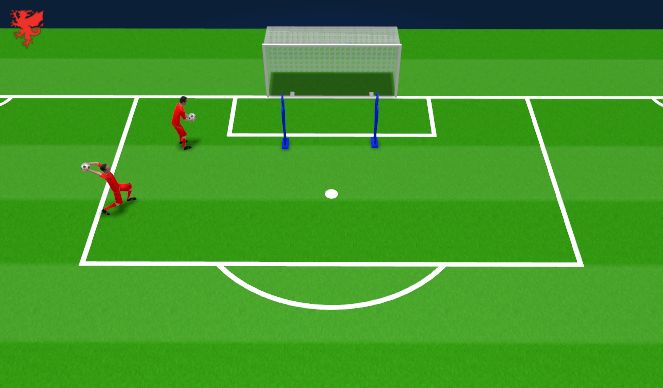 Football/Soccer Session Plan Drill (Colour): Tech 1