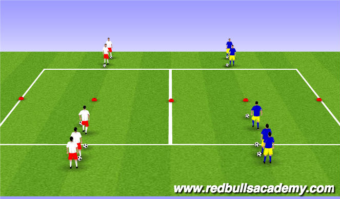 Football/Soccer Session Plan Drill (Colour): Main Theme