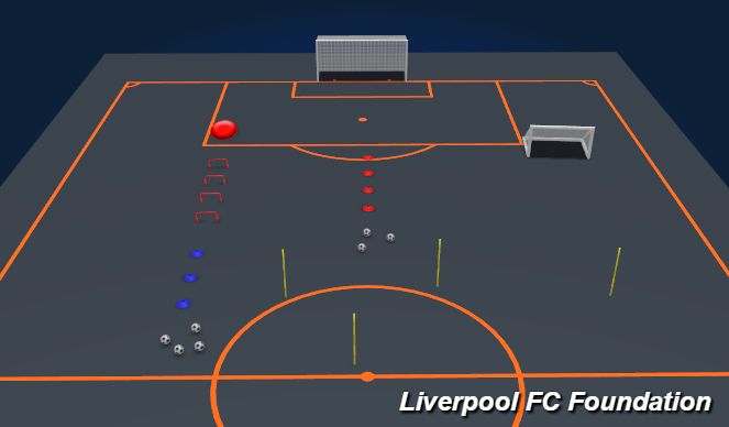 Football/Soccer Session Plan Drill (Colour): Screen 4