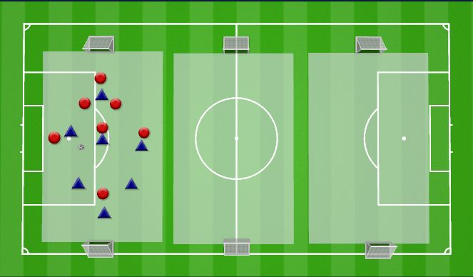 Football/Soccer Session Plan Drill (Colour): 7 v 7 Maintanance
