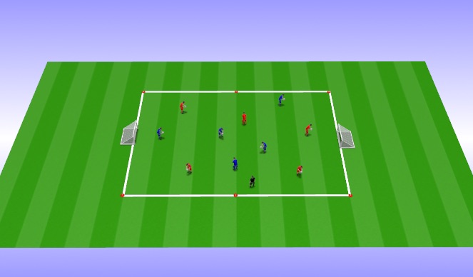 Football/Soccer Session Plan Drill (Colour): Crack The Code