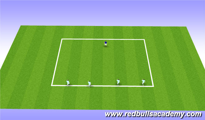Football/Soccer Session Plan Drill (Colour): Practice 2
