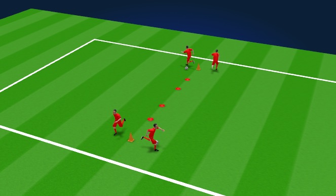 Football/Soccer Session Plan Drill (Colour): Animation 1