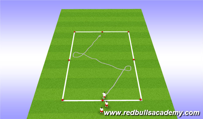 Football/Soccer Session Plan Drill (Colour): Technical