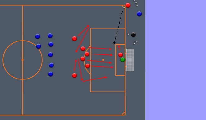Football/Soccer Session Plan Drill (Colour): Screen 1