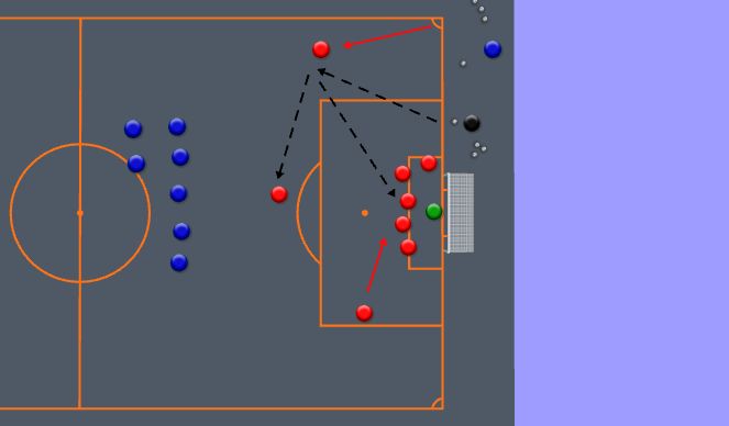 Football/Soccer Session Plan Drill (Colour): Screen 2