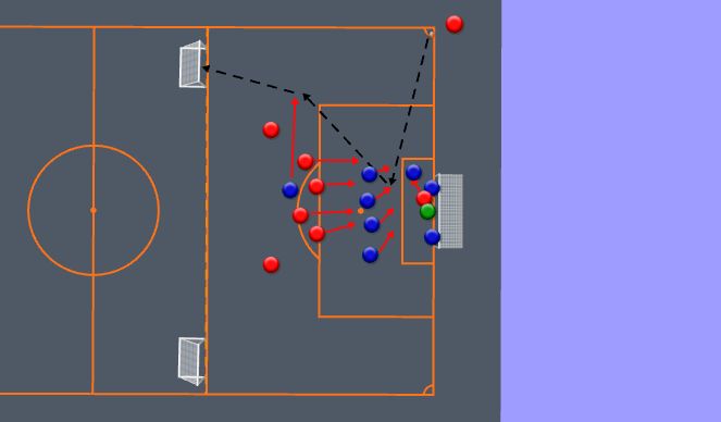 Football/Soccer Session Plan Drill (Colour): Screen 1