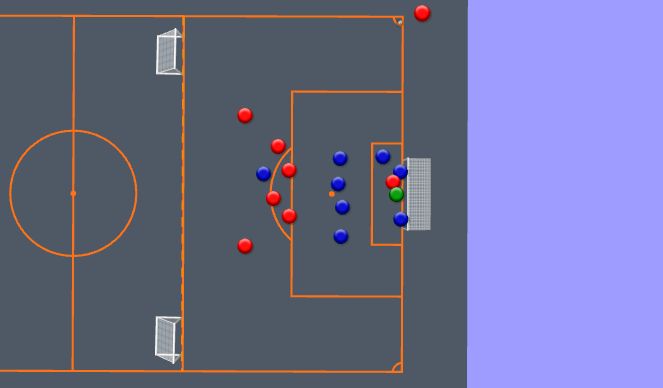Football/Soccer Session Plan Drill (Colour): Animation 2