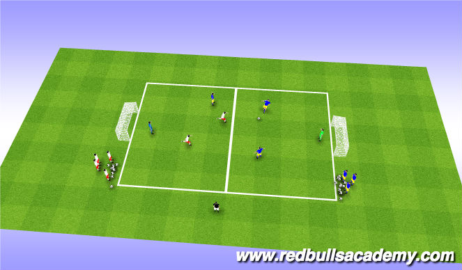 Football/Soccer Session Plan Drill (Colour): Main Theme