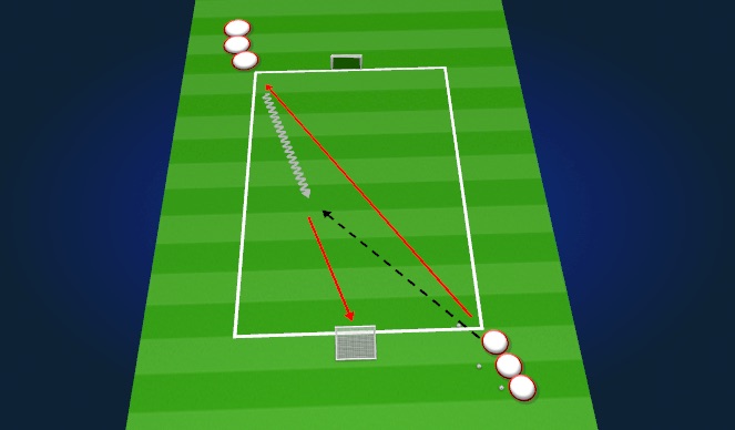 Football/Soccer Session Plan Drill (Colour): Screen 1