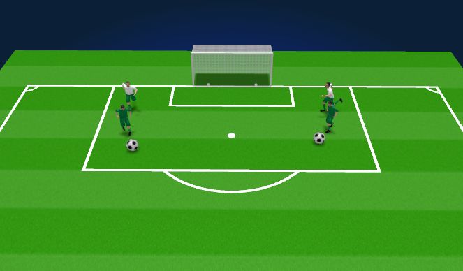Football/Soccer Session Plan Drill (Colour): Technical