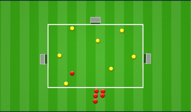 Football/Soccer Session Plan Drill (Colour): Possession #1