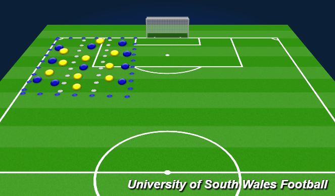 Football/Soccer Session Plan Drill (Colour): Skill