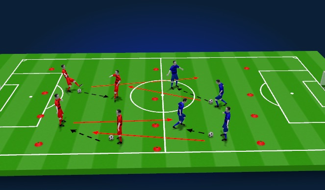 Football/Soccer Session Plan Drill (Colour): Screen 1