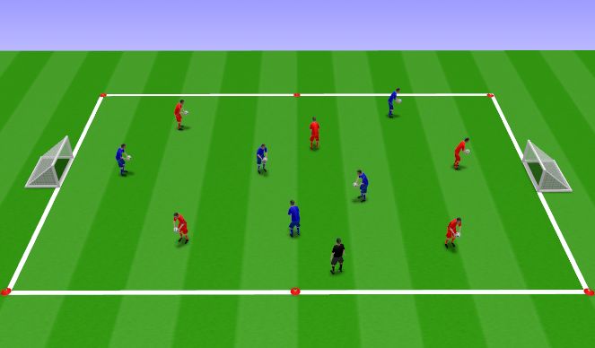 Football/Soccer Session Plan Drill (Colour): Crack The Code