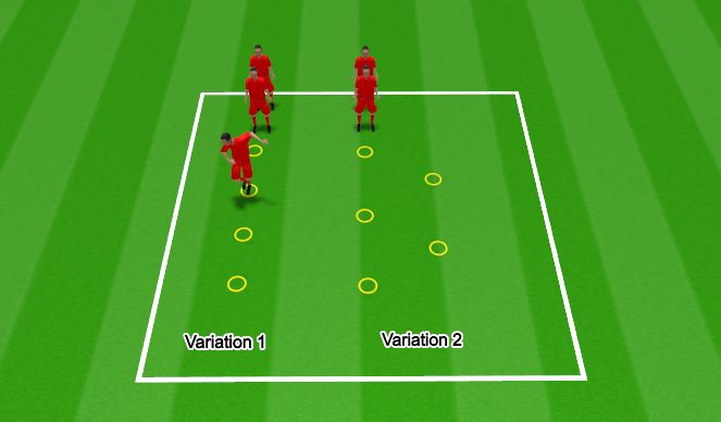 Football/Soccer Session Plan Drill (Colour): SAQ Rings