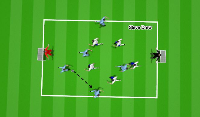 Football/Soccer Session Plan Drill (Colour): Finial - Game