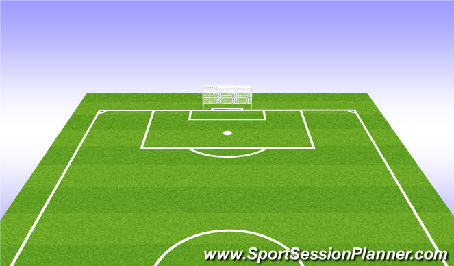 Football/Soccer Session Plan Drill (Colour): GU9-U11: 3v3