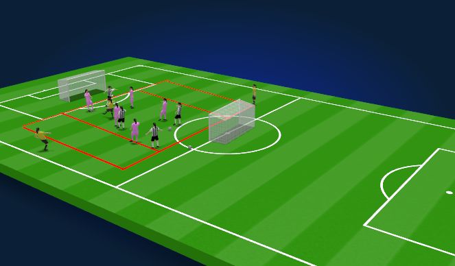 Football/Soccer Session Plan Drill (Colour): Game