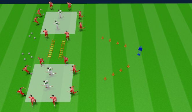 Football/Soccer Session Plan Drill (Colour): Rondo Móvil 8c2