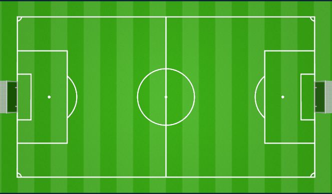 Football/Soccer Session Plan Drill (Colour): 7v7 or 9v9 