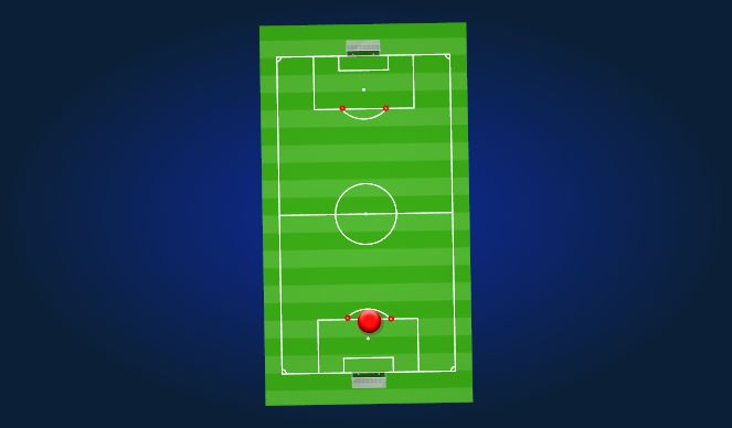 Football/Soccer Session Plan Drill (Colour): 15:15