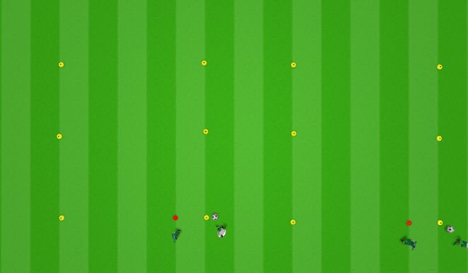 Football/Soccer Session Plan Drill (Colour): Technical