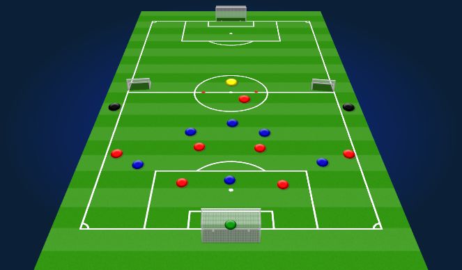 Football/Soccer Session Plan Drill (Colour): Screen 1