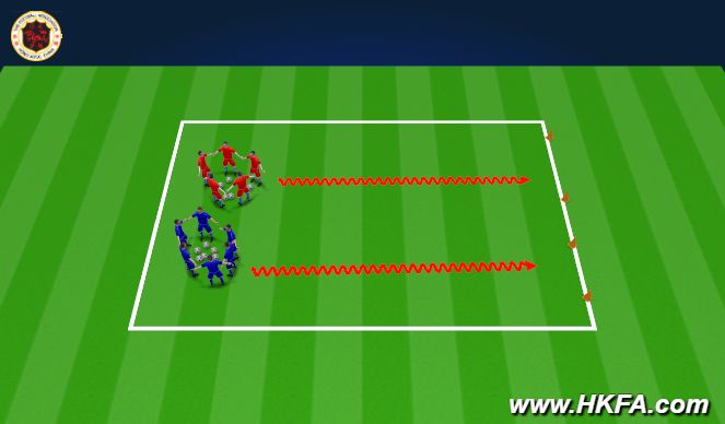 Football/Soccer Session Plan Drill (Colour): 內容1
