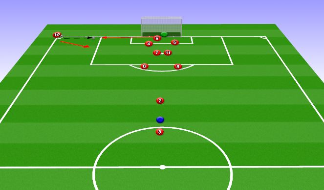 Football/Soccer Session Plan Drill (Colour): 