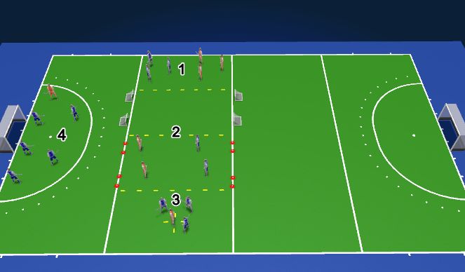 Hockey Session Plan Drill (Colour): Warm Up: 6.00-6.10pm