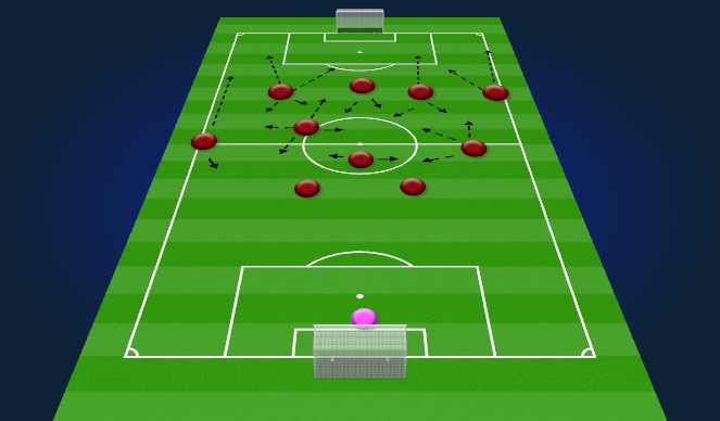 Football/Soccer Session Plan Drill (Colour): Screen 3