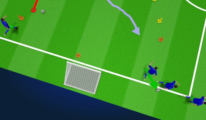 Football/Soccer Session Plan Drill (Colour): Drill: Soccer still the baccon