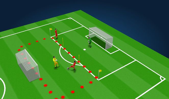 Football/Soccer Session Plan Drill (Colour): Animation 1