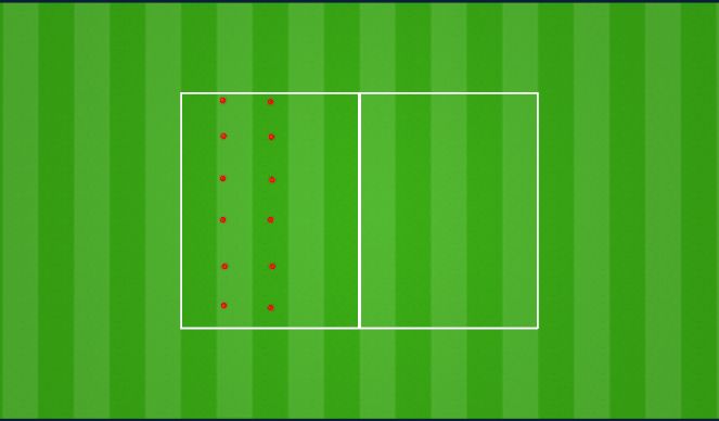 Football/Soccer Session Plan Drill (Colour): Warm up Fifa 11