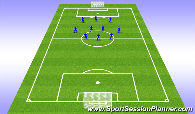 Football/Soccer Session Plan Drill (Colour): Screen 1