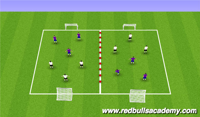 Football/Soccer Session Plan Drill (Colour): Free play