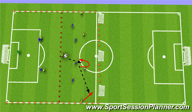 Football/Soccer Session Plan Drill (Colour): Screen 7