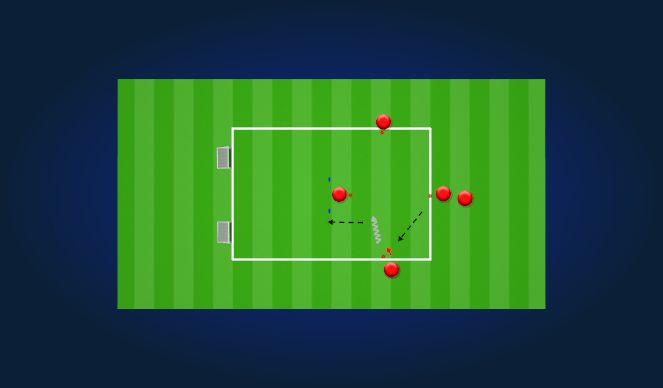 Football/Soccer Session Plan Drill (Colour): 7 to 9