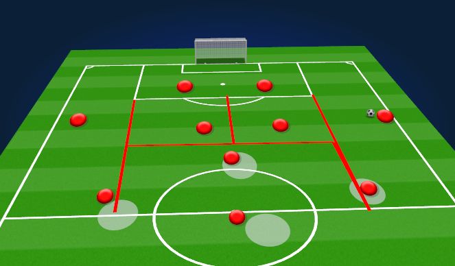 Football/Soccer Session Plan Drill (Colour): Animation 2