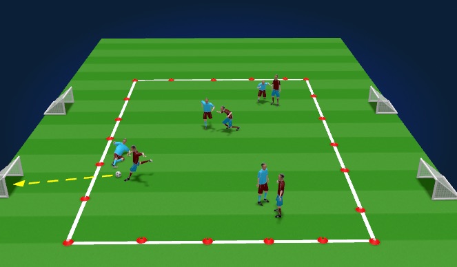 Football/Soccer Session Plan Drill (Colour): Hawaii